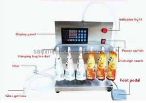 自動グレード卓上デジタル液体サシェスパウトポーチケース充填機3ML 100MLジュース/茶新しい状態の水飲料 - Product Image 2