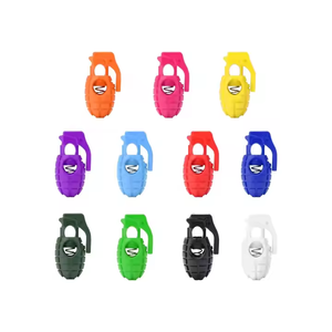 POM KAM Plastic Spring Cord Lock Shoelaces Cord Stop Toggle Stoppers Paracord <strong>Clip</strong> Gloves <strong>with</strong> <strong>Elastic</strong> <strong>String</strong> Lock - Product Image 6