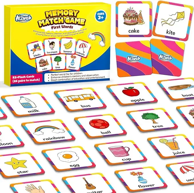 Gioco di Matching memoria giochi fonetica schede Flash Memory card giocattoli educativi di apprendimento per la scuola materna 4 5 6 anni