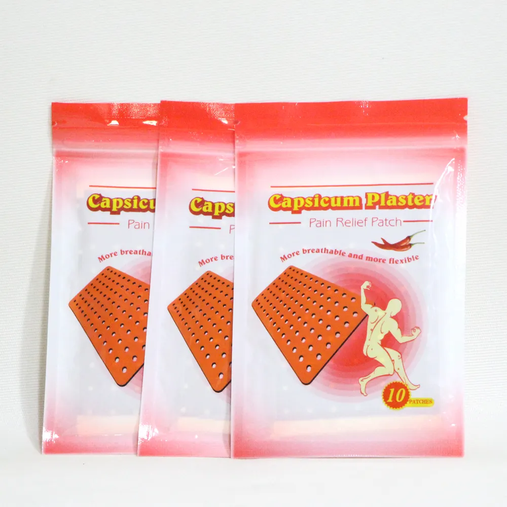 Chinese Herbs Health Capsicum Heat Plaster For Pain Relieving Patch