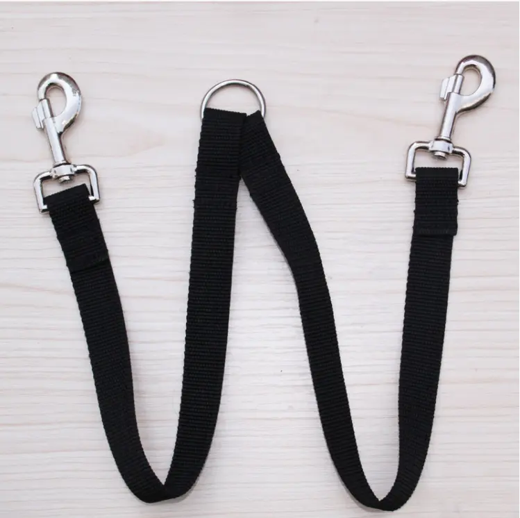 Manufacturer Wholesale Durable  Nylon Dog Pet Leash for 2 dogs