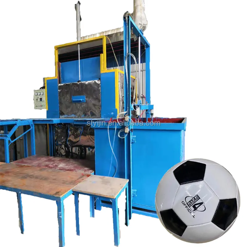 Giocattolo che fa la produzione di calcio da Tennis in gomma siliconica piccola macchina per la formatura di palline in Pvc a spinta d'aria in Silicone