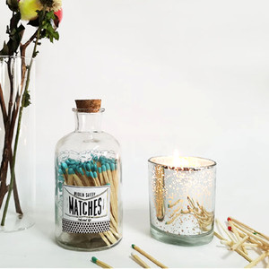 Renkli ipuçları ahşap kibrit şişe maçları - Product Image 3
