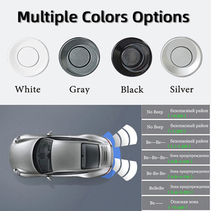 12V 4 colores Kit de sensores de estacionamiento de automóviles Pantalla LED 22mm 4 Retroiluminación Sistema de monitoreo de radar de respaldo inverso para - Product Image 4