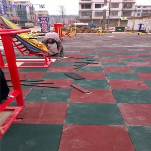 低价1000 * 1000毫米橡胶健身房地毯地板