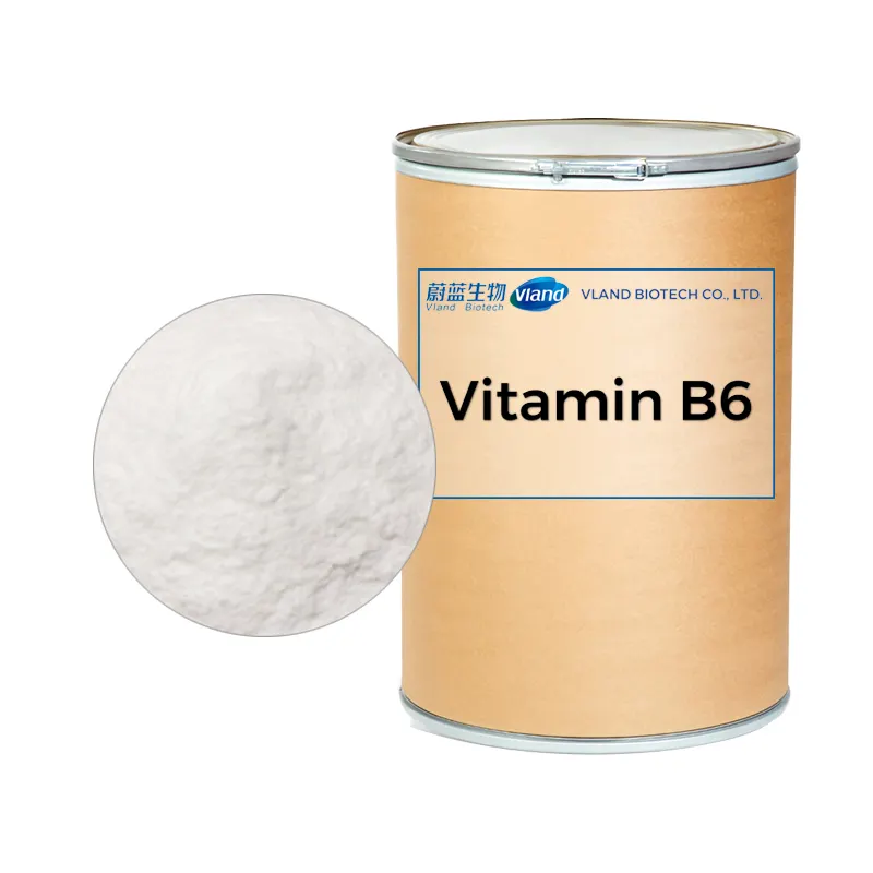 CAS 8059-24-3 ויטמין B6 פרימיום תוספי מזון משפרי תזונה ויטמין נגד דלקת עור