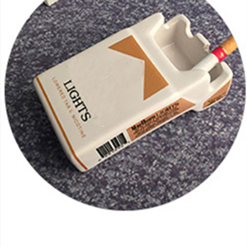 Cendrier jaune pour étui à cigarettes