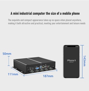 2024 New I7-1165G7 <strong>Core</strong> 11th Generation <strong>Processor</strong> 6 Serial Port RS232 Fanless Industrial <strong>Computer</strong> Win10 Ubuntu Centos - Product Image 2