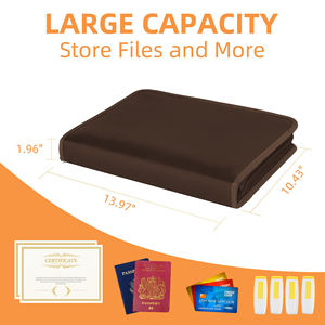 12-כיסים בתיקייה רב-כיס תיקיית נייר להחזיק A4 מסמכים מכתבים-להגשה - Product Image 5
