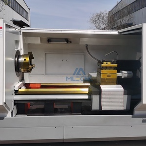 Cwk61100l Sistema de controlador de Fanuc de freno automático Máquina de torno CNC con eje C - Product Image 3