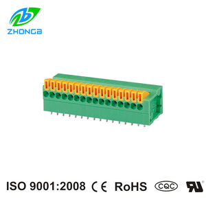 Bloque de terminales fijos, 2,54mm, 141R/141V, bloque de terminales sin tornillo - Product Image 2