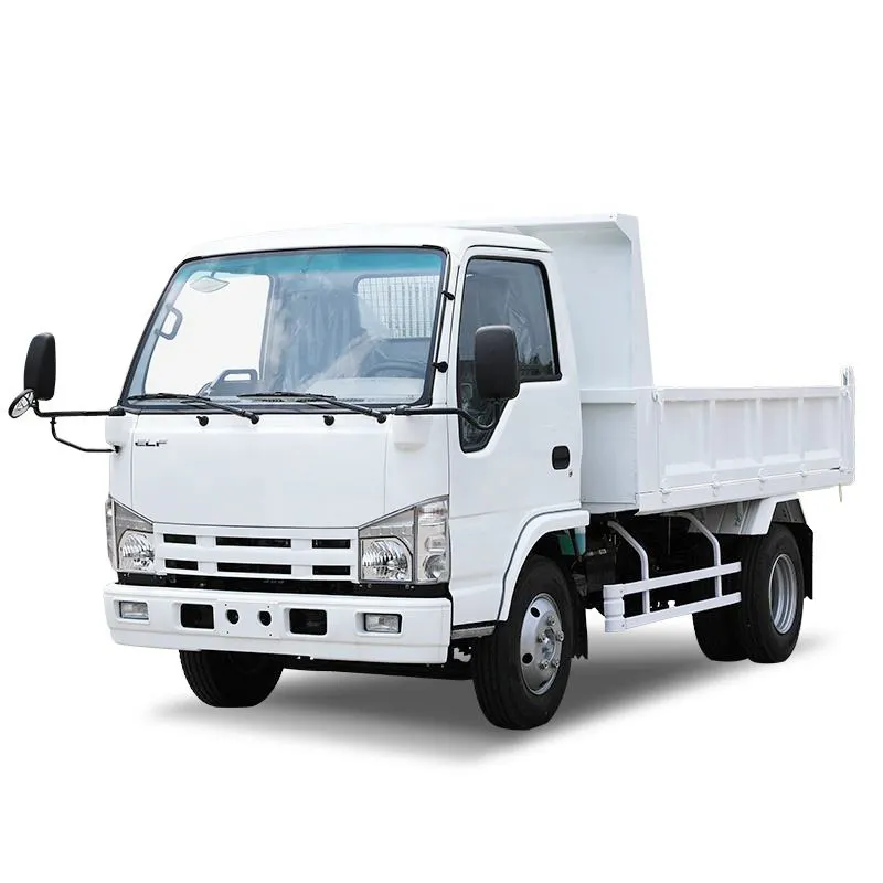 Isuzu 4X2 4 ton light truck with 4 Cylinder high pressure Isuzu engine dump truck low price for sale