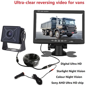 12v 24v 7&quot; 9&quot; Monitor with Waterproof <strong>Reversing</strong> <strong>Camera</strong> <strong>Reversing</strong> Assist <strong>System</strong> for Truck Trailer Construction Vehicles - Product Image 2