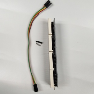 Modulo quattro in uno a matrice di punti 5V con controllo verde LED array display modulo 4 in 1 MAX7219 con cavo 5p - Product Image 4
