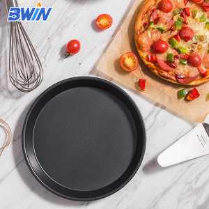 Chảo làm bánh <span class=keywords><strong>pizza</strong></span> sâu lòng hình tròn bằng nhôm đen chống dính, kích thước 6-16 inch - Product Image 5