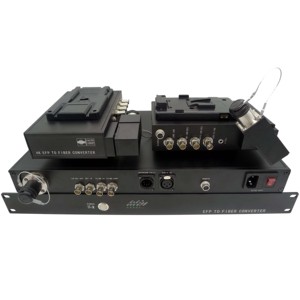 Intercomunicador de áudio sdi ethernet, <span class=keywords><strong>tally</strong></span> remoto pgm sobre fibra para sistema de estúdio de link ao vivo