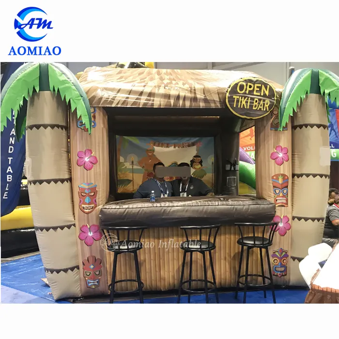 De PVC al aire libre tiki bar inflable de bar para venta