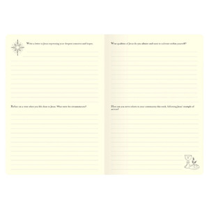 Cream Textured Cover With Foil Stamping, <strong>Dual</strong> Prompts for Daily Growth &amp; Mindfulness <strong>Reflective</strong> Mentoring Journal - Product Image 5