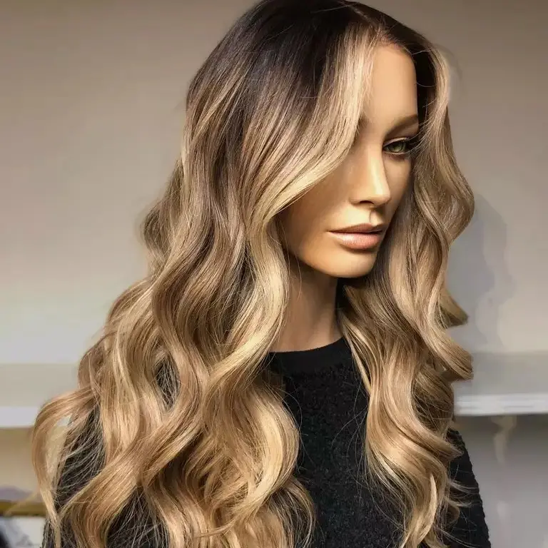 Kanten Top Ombre Blonde Balayage Joodse Pruik Lange Wortel Losse Golf Rauw Europees Mensenhaar Koosjer Kant Voorkant Pruik In Mode