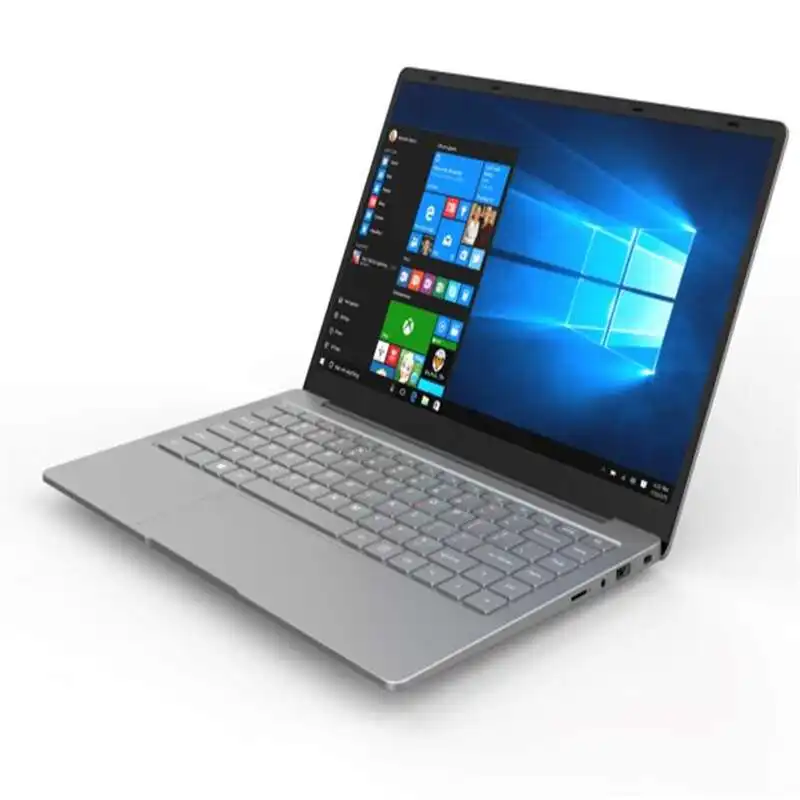 Laptop murah, Notebook RAM 14 inci N3350 RAM 4GB SSD 64GB cangkang plastik Intel Laptop pendidikan
