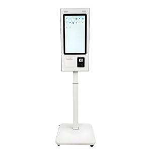 קיוסק שירות עצמי 27 אינץ' עם מסך מגע עמיד במיוחד, מערכת הפעלה אנדרואיד, קורא תעודות זהות וקורא QR, תומך SDK - Product Image 2
