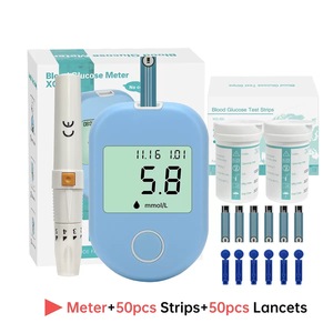 ZY-BGM1 accu2 Glucose Meter không xâm lấn glucometer thông minh lượng đường trong máu Màn hình máy đo đường huyết tiểu đường kiểm tra Strips - Product Image 2