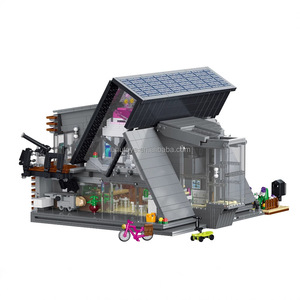 Villa RamadaモデルビルディングブロックMOC 10213レジデンスハウスモジュラー建築レンガDIYおもちゃクリエイティブアイデアギフトキッズ大人 - Product Image 2