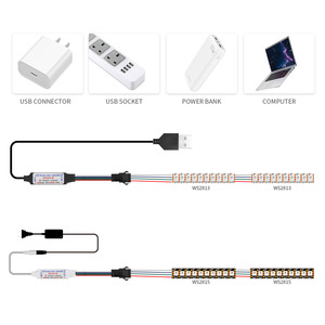 SMLIGHT ESP32 WLED Mic RGBIC пиксели светодиодный контроллер домашнего ассистента управления WS2812B WS2811 WS2813 WS2815 светодиодные полосы DC5-24V - Product Image 4