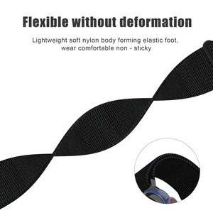Adjustable Breathable Elastic Nylon Braided Watch Band Stretchy Sport Strapfor <strong>Apple</strong> Series 7 6 5 <strong>4</strong> 3 45mm 44mm Wristband Strap - Product Image 4
