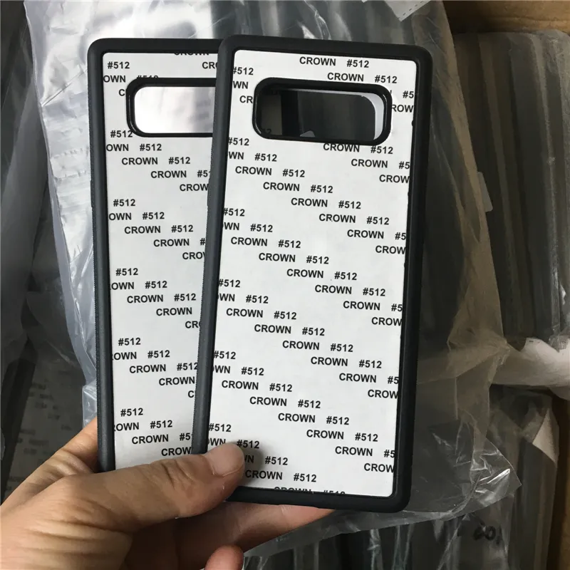 Case para samsung galaxy note 8, subolmação em branco 2d