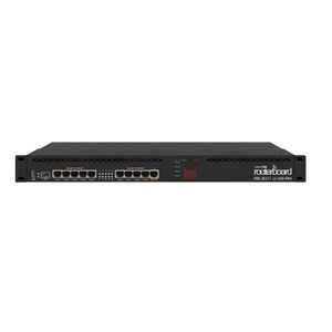 MikroTik RB3011UiAS-RM 1Uラックマウント、10xGigabitイーサネット、SFP、USB 3.0、LCD、ポート10のPoE出力、2x1.4GHz CPU - Product Image 2