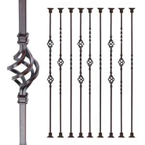Makul fiyatlar basit ferforje merdiven balkon için teras korkuluk tasarımlar - Product Image 4