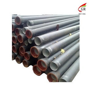 球墨铸铁管无缝圆纹K9厚度用于切割弯曲和焊接的输水管道 - Product Image 1