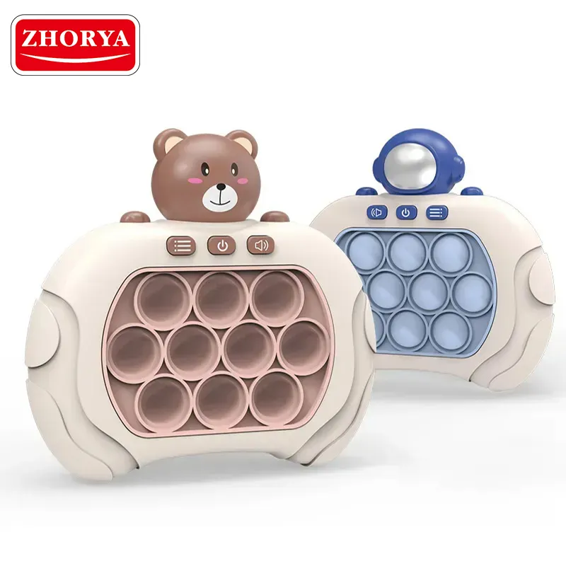 Zhorya decompressione 4 modalità Anti Stress sollievo per bambini memoria portatile Puzzle popit illuminano veloce gioco push elettronico