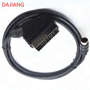 DAJIANG Customized AC Power Cord Plug OEM Mini Din 9pin Scart <strong>Cable</strong> Braid Shielding Notebook Laptop Computer PC <strong>Cable</strong> - Product Image 4