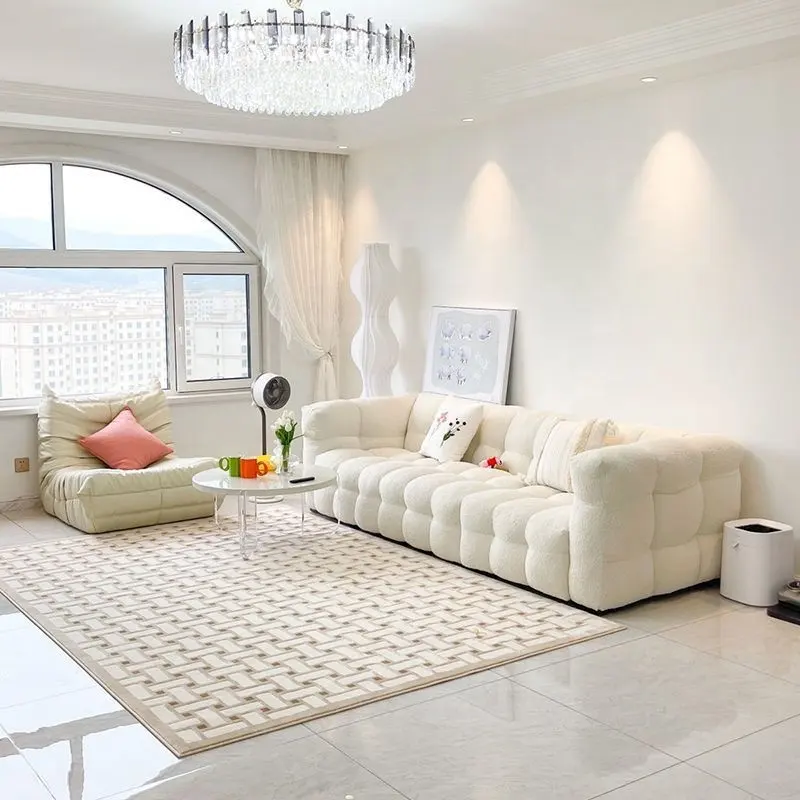 Современный простой дизайн, милый тканевый диван MIDOSO с обивкой, мягкая модульная мебель для гостиной, секционный диван