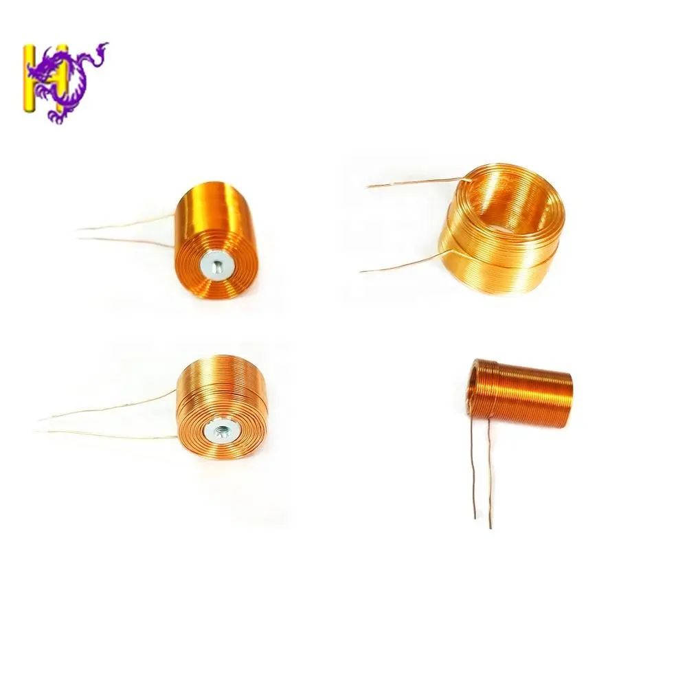 Custom copper inductor magnetic levitation soild iron core coil