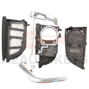 A2AUTOKEYS for BMW 1 2 7 Series X1 X5 X6 X5M X6M F Class Remote <strong>Key</strong> 3/4 Buttons Black/Silver Smart Card Car <strong>Key</strong> Shell Case - Product Image 5