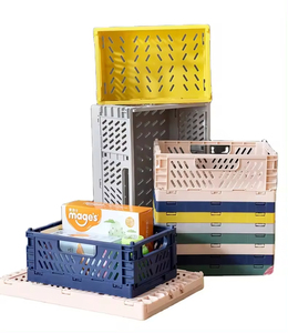 Caja plegable de almacenamiento portátil de plástico PP fácil de plegar, contenedores de almacenamiento apilables para cajas, duradero, versátil, eficiente en el espacio - Product Image 6