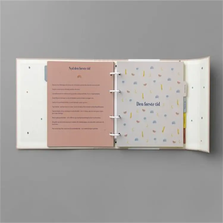 Impressão personalizada costurado vinculativo bebê primeiro ano memória álbum foto bebê jornal memória livros