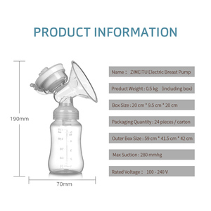 Massage Điện Đôi Không Đau Mạnh Mẽ Hút Mẹ Cho Con Bú Máy Hút Sữa Câm - Product Image 6
