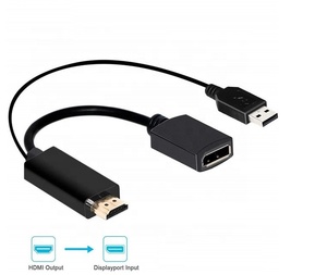 USB2.0電源ケーブル付きの新しいHDMI-Displayportアダプター4K30HzHDアダプターディスプレイケーブル付きHDMI-DPゲームコンピューター - Product Image 2