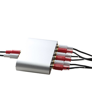 Selector de señal de entrada de Audio RCA, interruptor remoto para amplificador con Control remoto, 3 entradas, 1 salida/1 entrada, 3 salidas