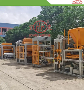 Hongfa mini planta de ladrillos pequeñas máquinas de bloques de enclavamiento de la máquina de fabricación de bloques de interbloqueo de 2, Venta caliente - Product Image 4