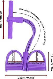Bellewins Đa Chức Năng Căng Thẳng Dây Đàn Hồi Yoga Bàn Đạp Kháng Ban Nhạc Căng Thẳng Dây Cho Chân Kéo Dài Giảm Béo Đào Tạo - Product Image 2