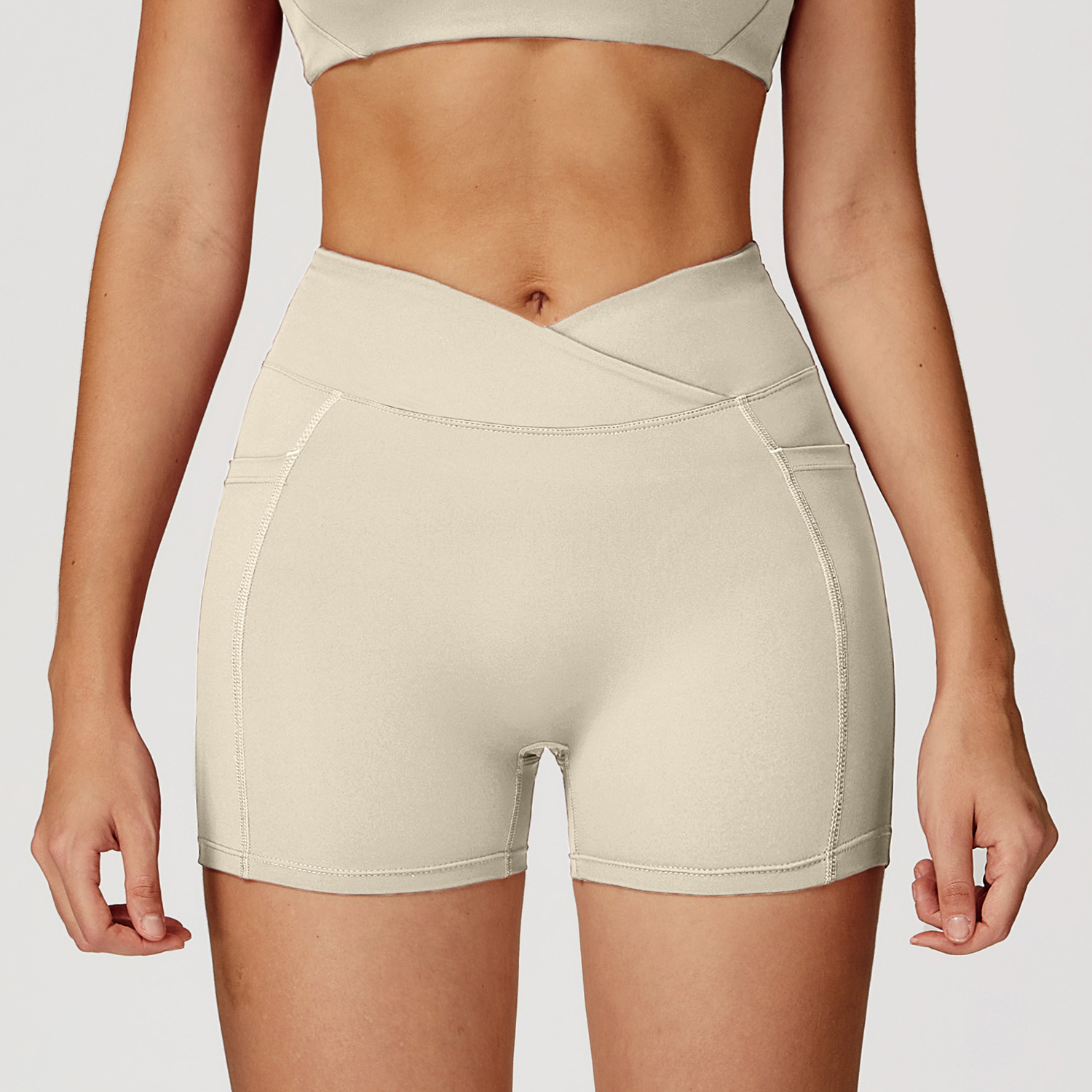 Pantalones cortos de avena y albaricoque
