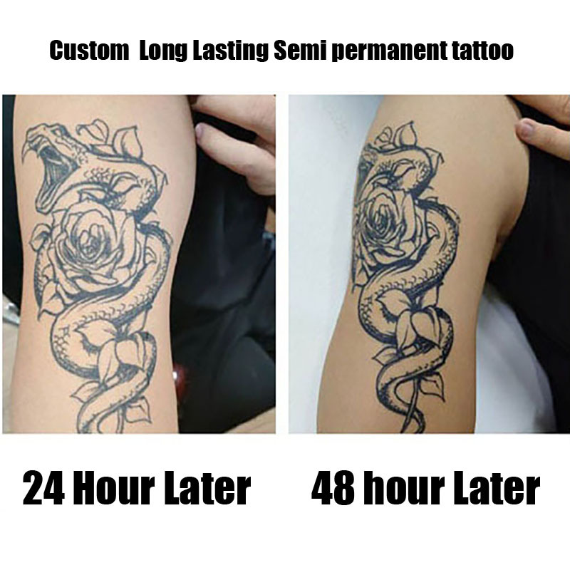 semi permanent tattoo