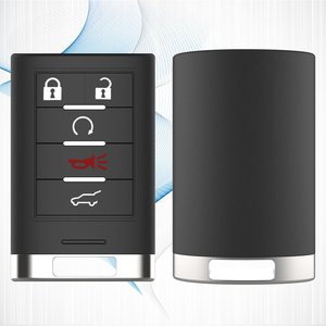 Scocca per chiave remota per auto Cadilla-c con pulsante MS 4 + 1 per custodia di controllo del veicolo di ricambio per Cadilla-c custodia per chiave vuota Transponder per auto - Product Image 2