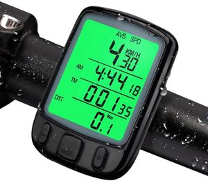 Ciclo odómetro digital ordenador impermeable LCD inalámbrico bicicleta velocímetro - Product Image 1