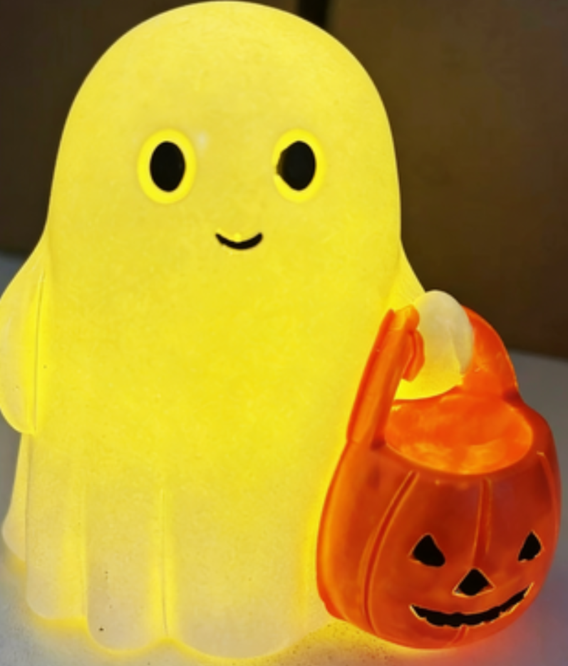 Light-up hold a pumpkin